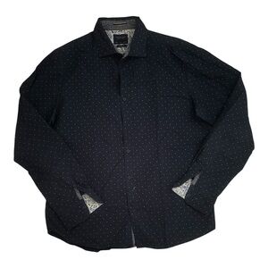 Cactus Man Navy Paisley Button-Up Shirt